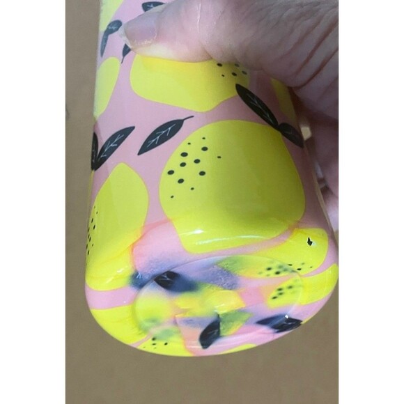 Manna Lemons Stainless Steel Water Bottle - Holds 17 oz - Glossy Finish - 10" - Picture 6 of 16